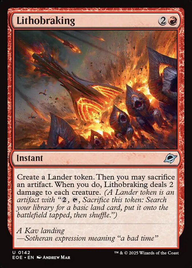 Lithobraking (142) - Edge of Eternities (EOE)