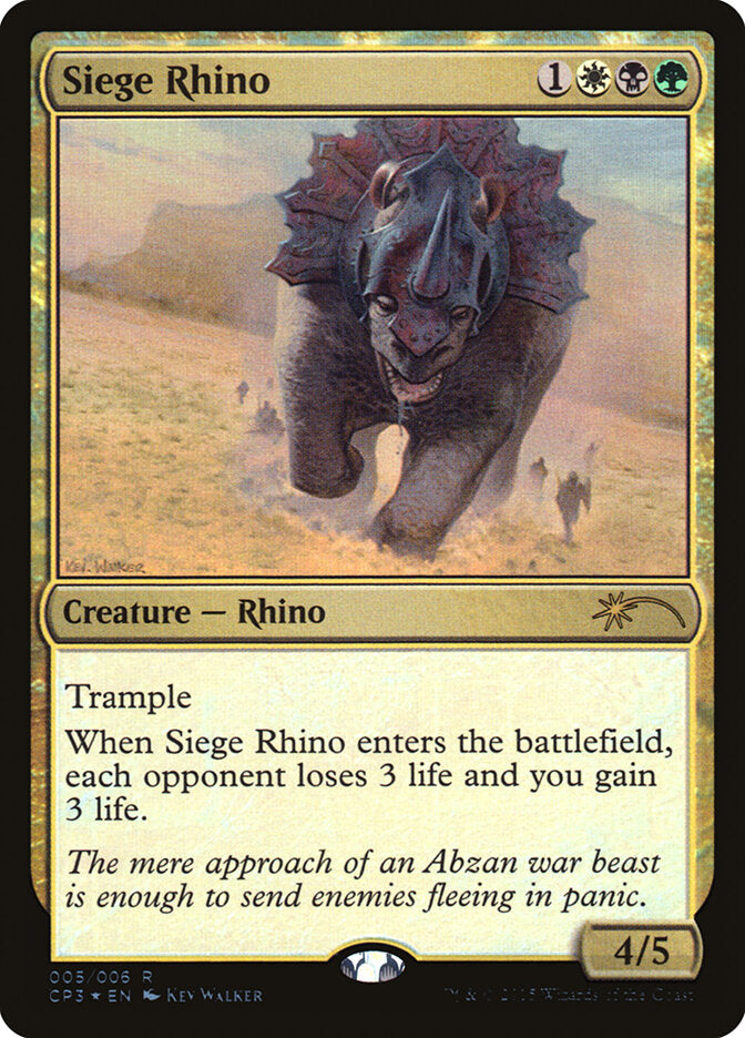 Siege Rhino (5) - Magic Origins Clash Pack (CP3)
