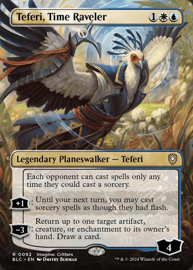 Teferi, Time Raveler (92) - Bloomburrow Commander (BLC)