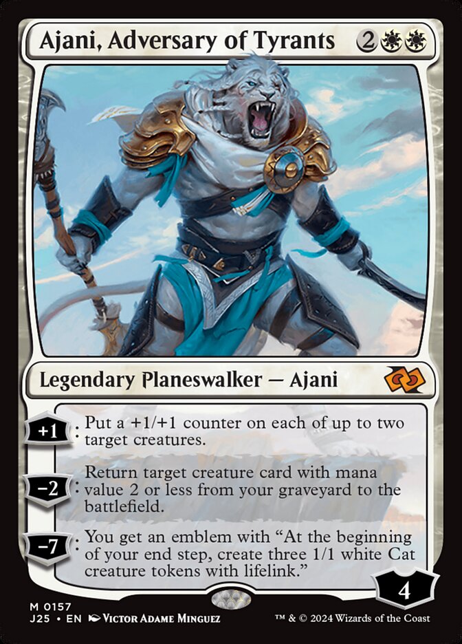 Ajani, Adversary of Tyrants (157) - Foundations Jumpstart (J25)