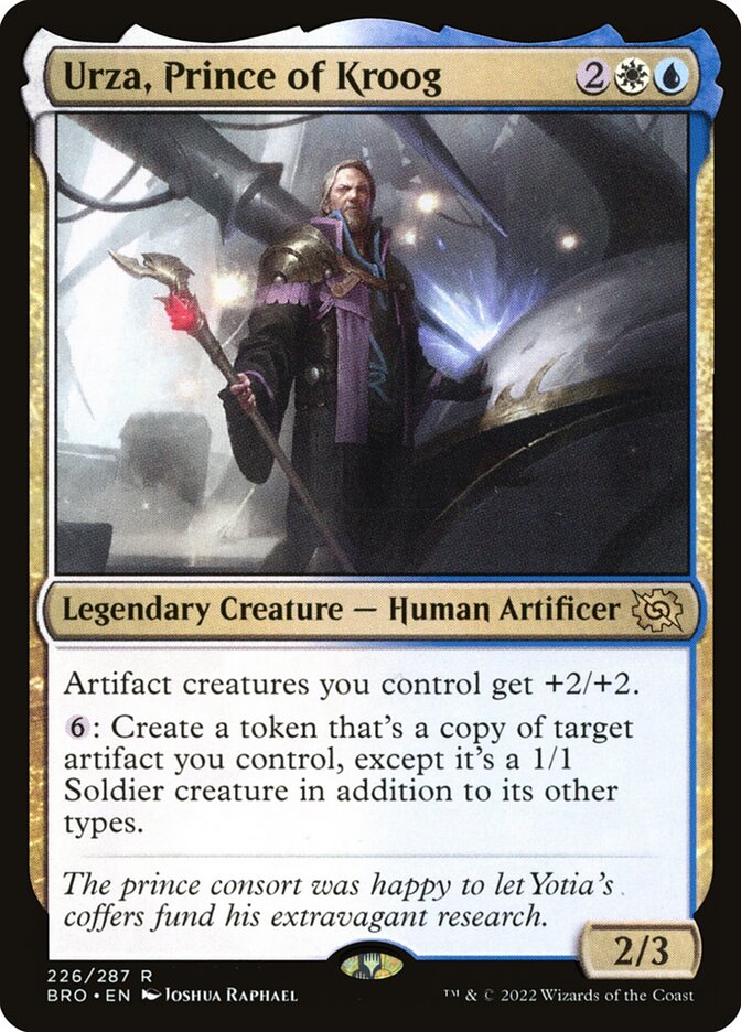 Urza, Prince of Kroog (226) - The Brothers' War (BRO)