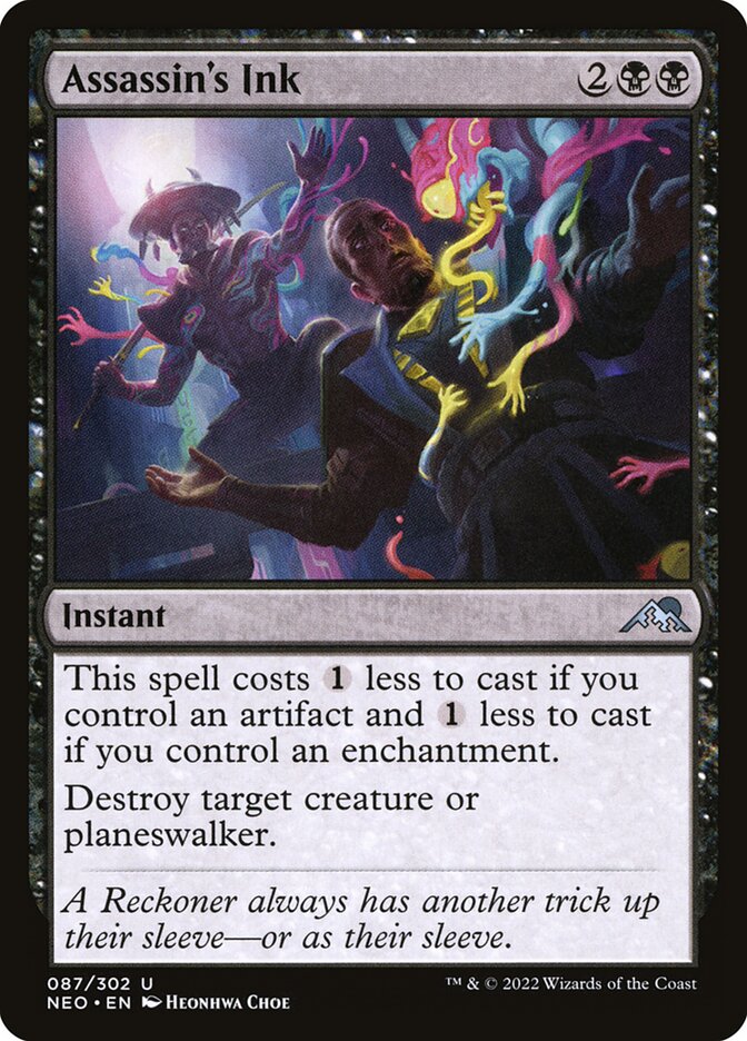 Assassin's Ink (87) - Kamigawa: Neon Dynasty (NEO)