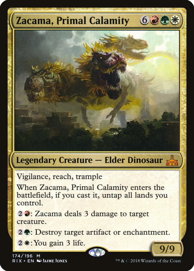 Zacama, Primal Calamity (174) - Rivals of Ixalan (RIX)