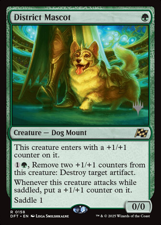 District Mascot (158p) - Aetherdrift Promos (PDFT)