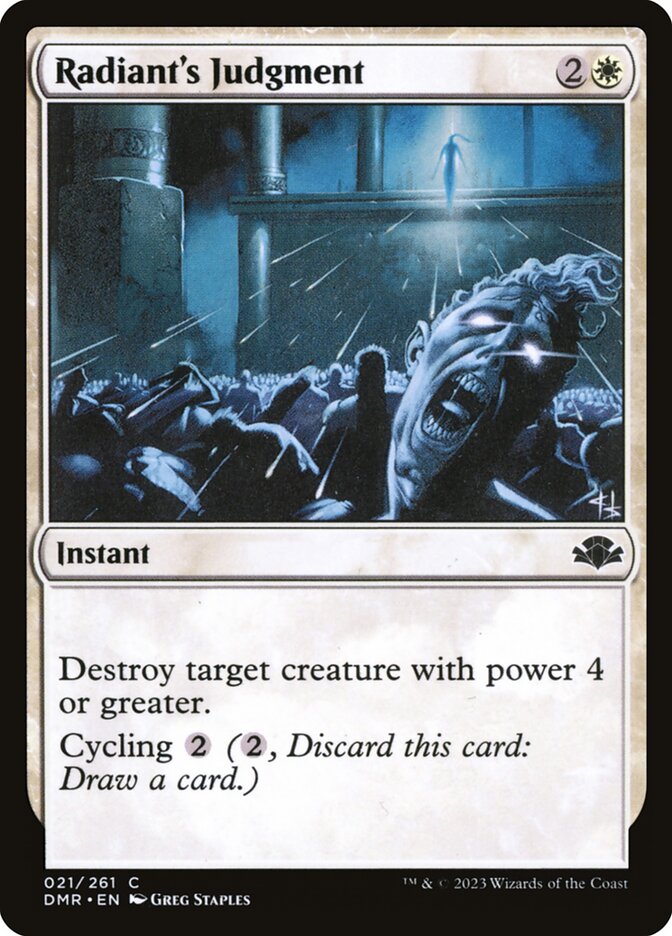 Radiant's Judgment (21) - Dominaria Remastered (DMR)