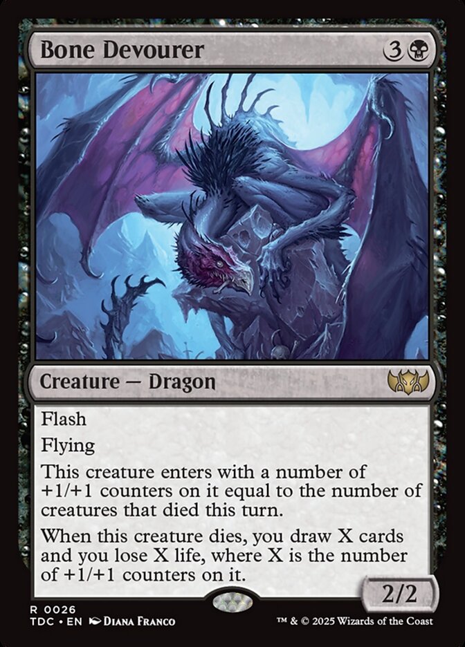 Bone Devourer (26) - Tarkir: Dragonstorm Commander (TDC)