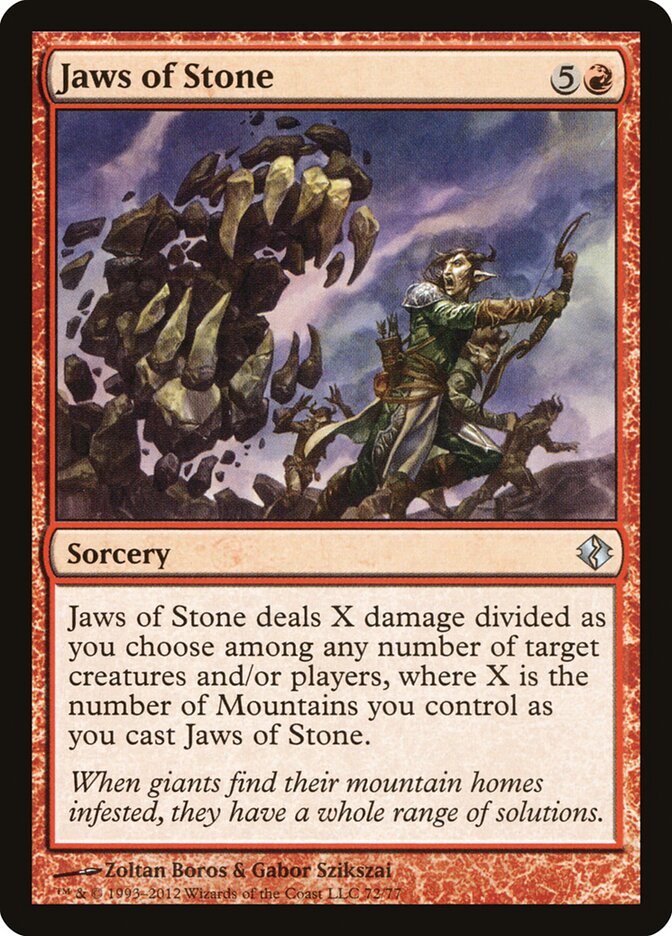 Jaws of Stone (72) - Duel Decks: Venser vs. Koth (DDI)