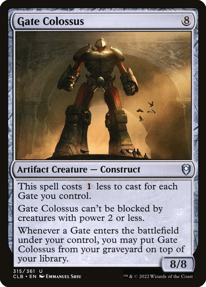 Gate Colossus (315) - Commander Legends: Battle for Baldur's Gate (CLB)
