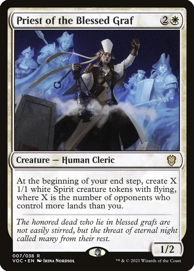 Priest of the Blessed Graf (7) - Crimson Vow Commander (VOC)