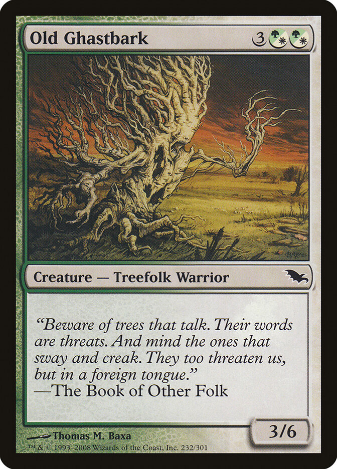 Old Ghastbark (232) - Shadowmoor (SHM)
