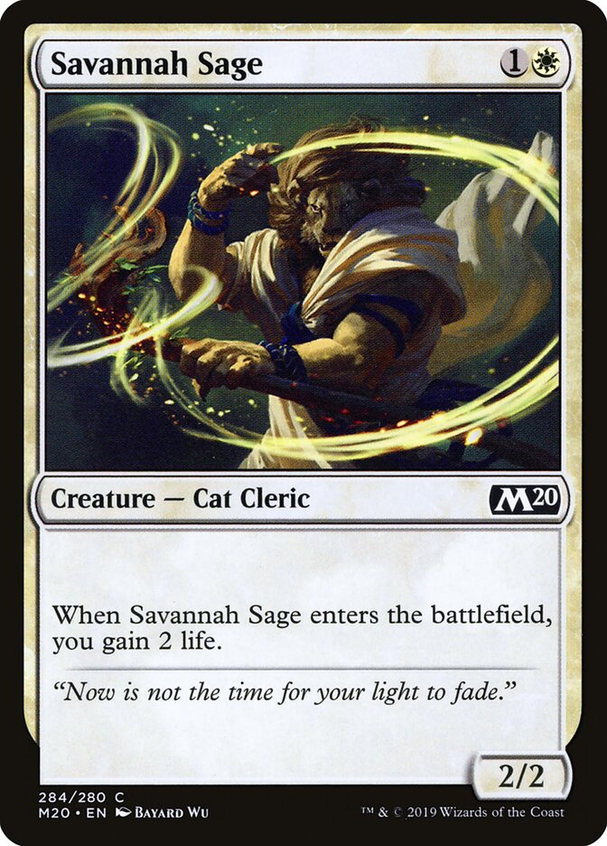 Savannah Sage (284) - Core Set 2020 (M20)