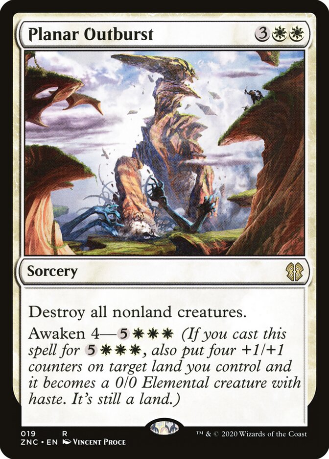 Planar Outburst (19) - Zendikar Rising Commander (ZNC)