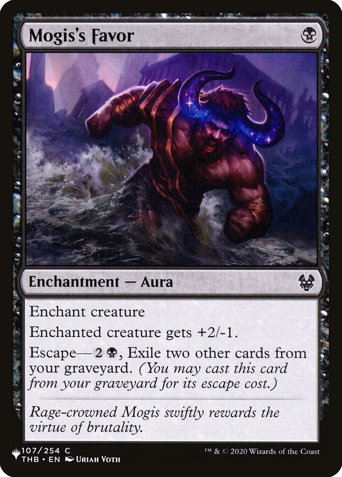 Mogis's Favor (THB-107) - The List (PLST)