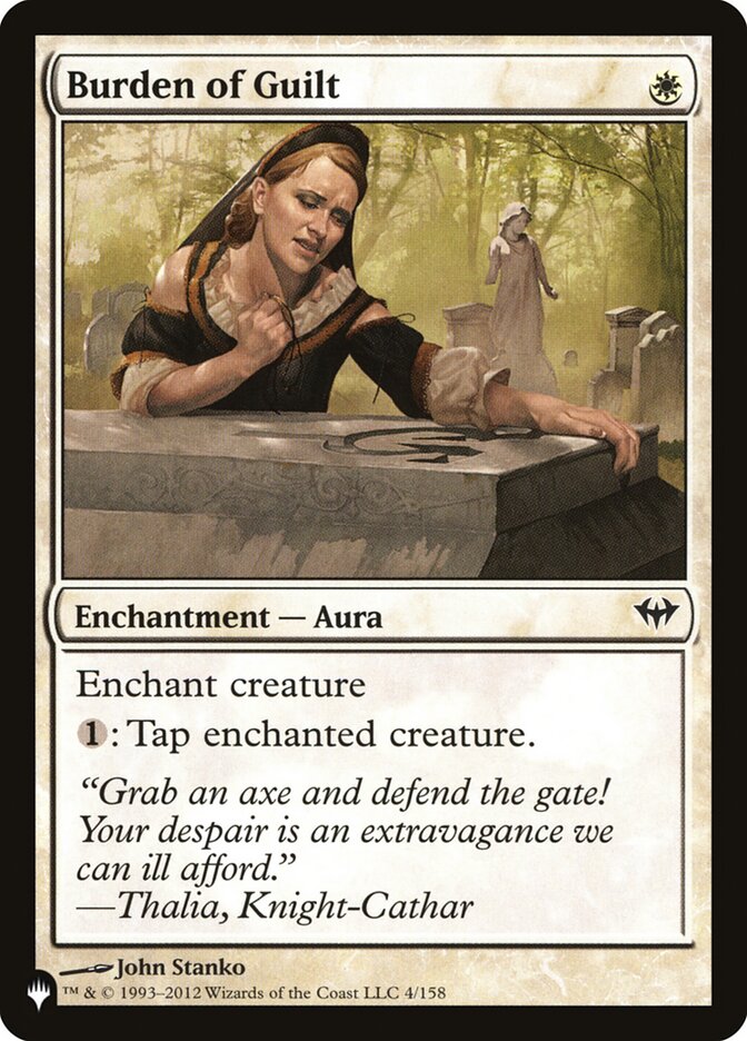 Burden of Guilt (DKA-4) - The List (PLST)