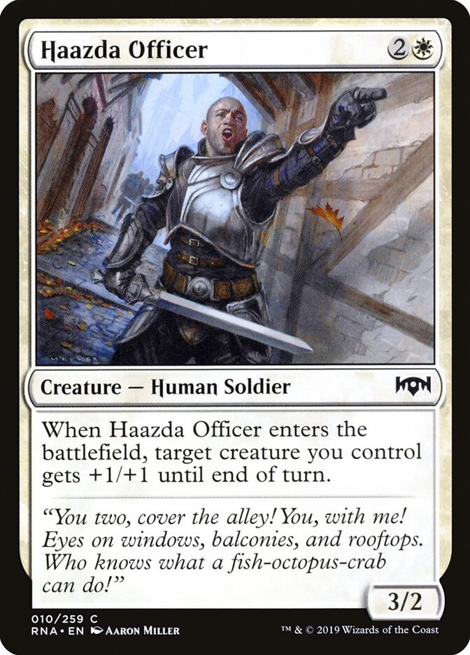 Haazda Officer (10) - Ravnica Allegiance (RNA)