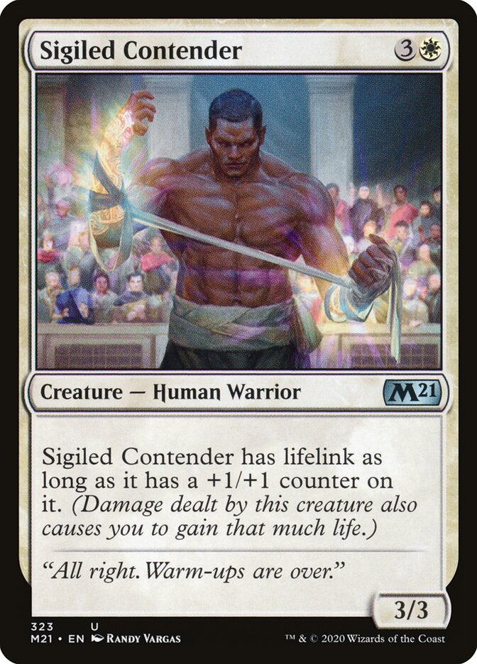 Sigiled Contender (323) - Core Set 2021 (M21)