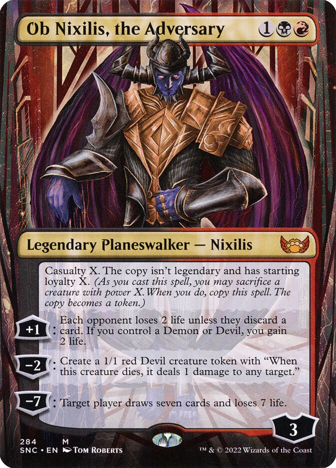 Ob Nixilis, the Adversary (284) - Streets of New Capenna (SNC)