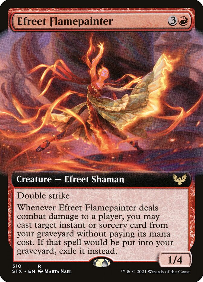 Efreet Flamepainter (310) - Strixhaven: School of Mages (STX)