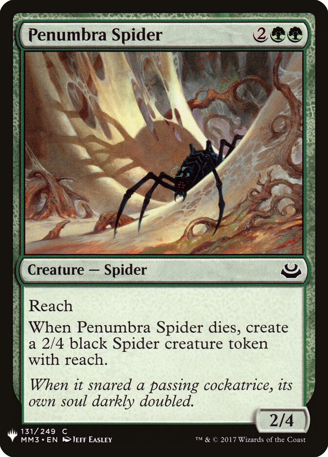 Penumbra Spider (MM3-131) - The List (PLST)