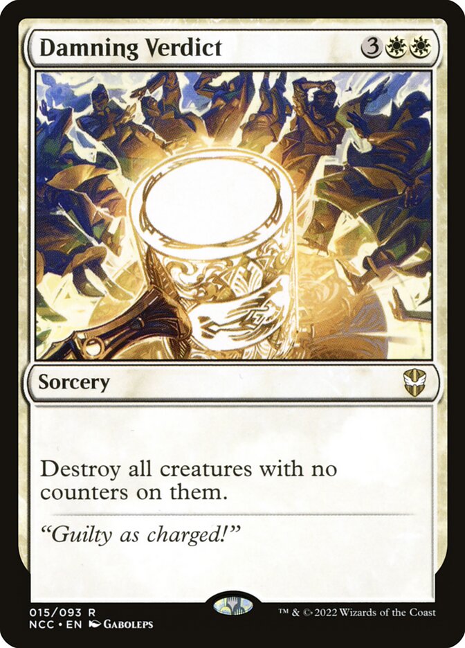 Damning Verdict (15) - New Capenna Commander (NCC)