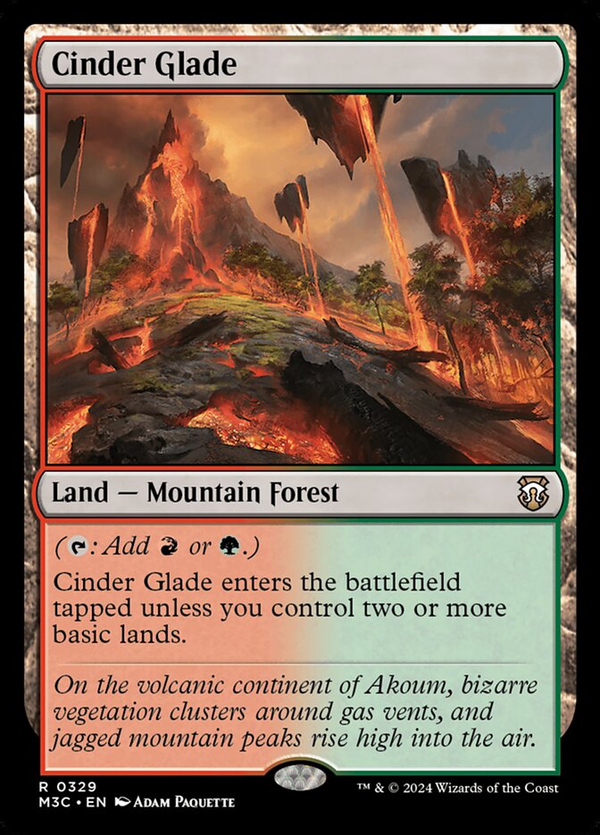 Cinder Glade (329) - Modern Horizons 3 Commander (M3C)