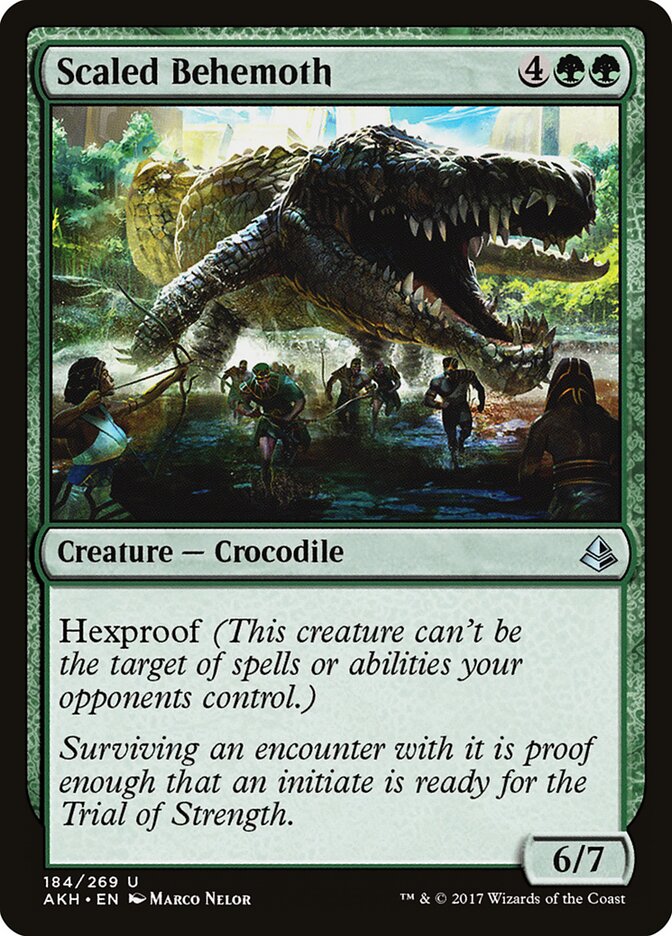 Scaled Behemoth (184) - Amonkhet (AKH)