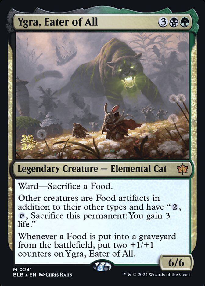Ygra, Eater of All (241s) - Bloomburrow Promos (PBLB)