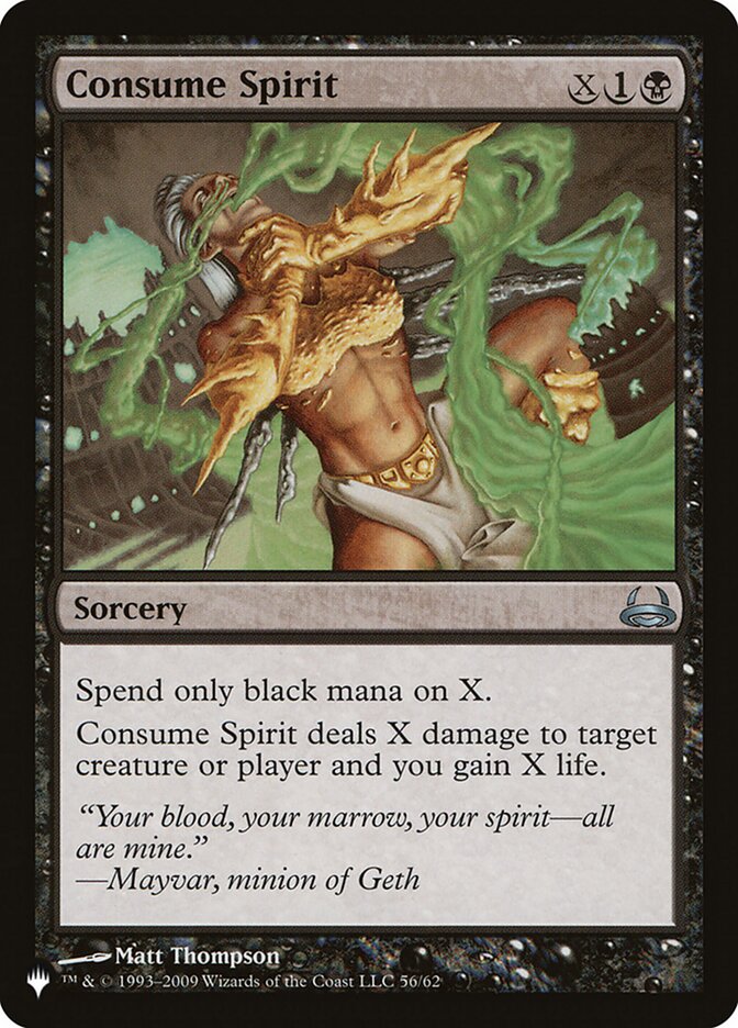 Consume Spirit (DDC-56) - The List (PLST)