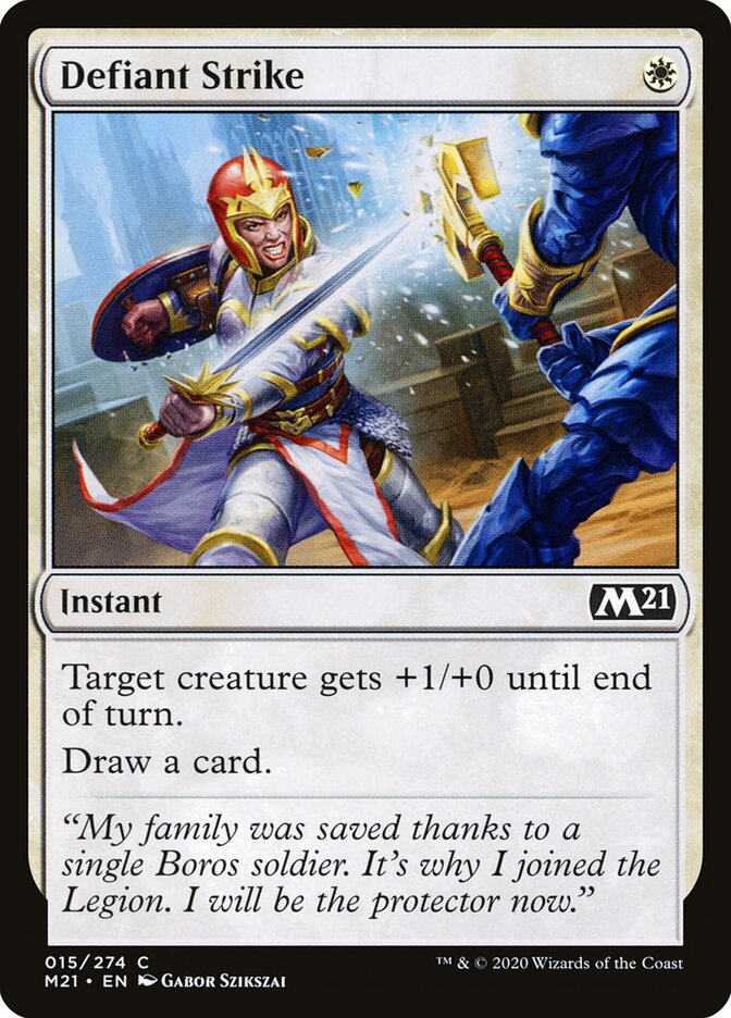 Defiant Strike (15) - Core Set 2021 (M21)