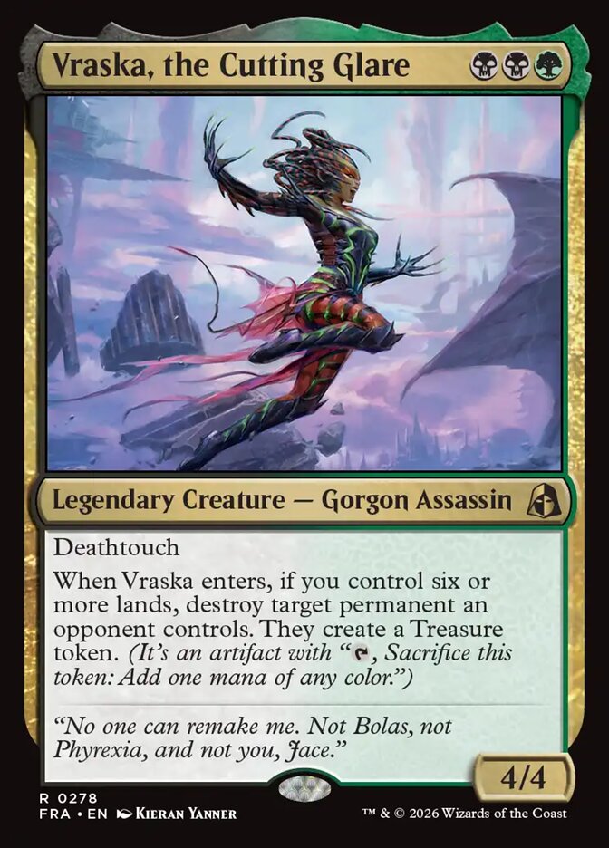 Vraska, the Cutting Glare (278) - Reality Fracture (FRA)