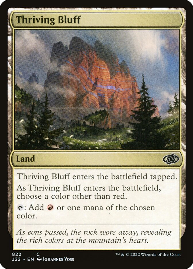 Thriving Bluff (822) - Jumpstart 2022 (J22)