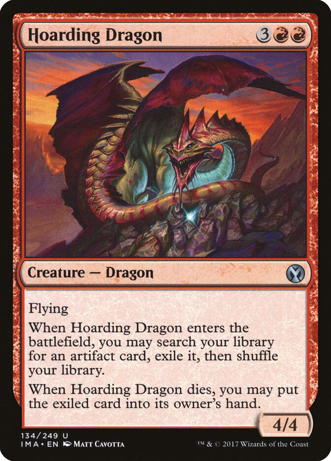 Hoarding Dragon (134) - Iconic Masters (IMA)