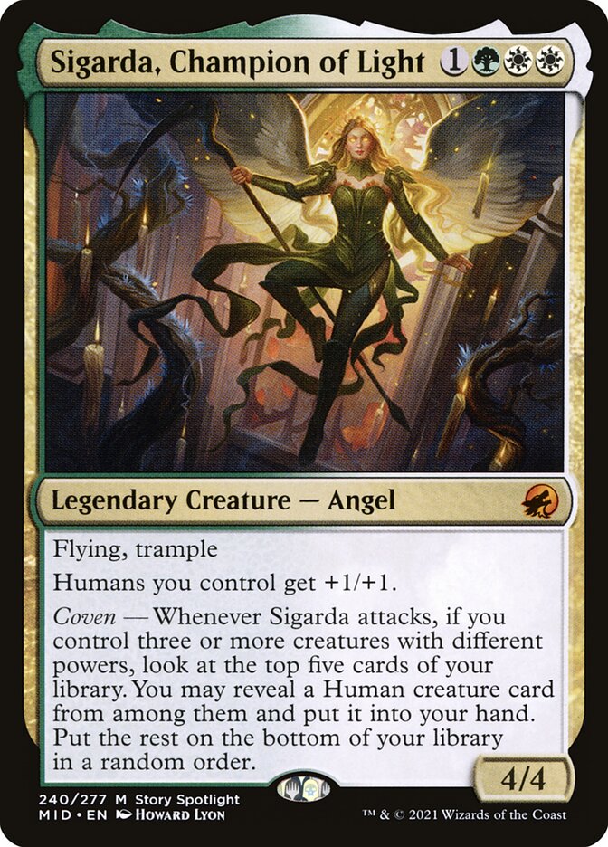 Sigarda, Champion of Light (240) - Innistrad: Midnight Hunt (MID)