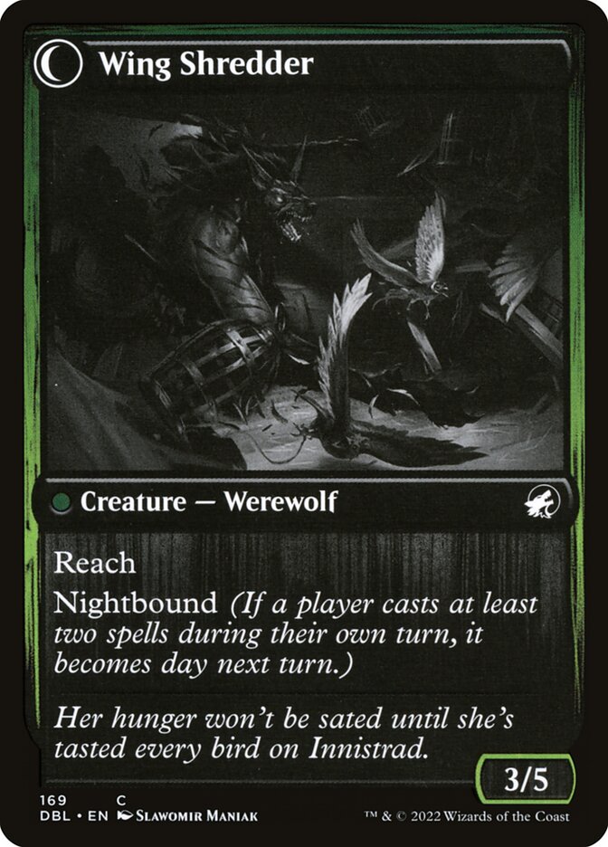 Bird Admirer // Wing Shredder (169) - Innistrad: Double Feature (DBL)