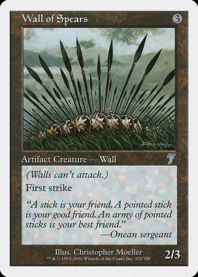 Wall of Spears (323) - Seventh Edition (7ED)