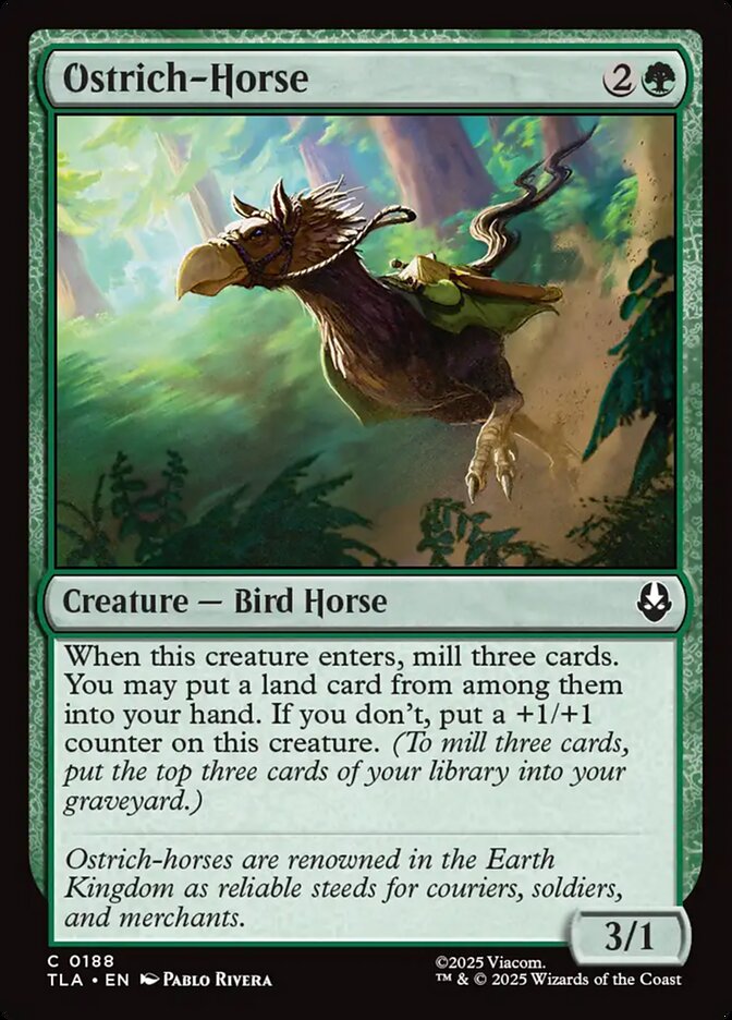 Ostrich-Horse (188) - Avatar: The Last Airbender (TLA)
