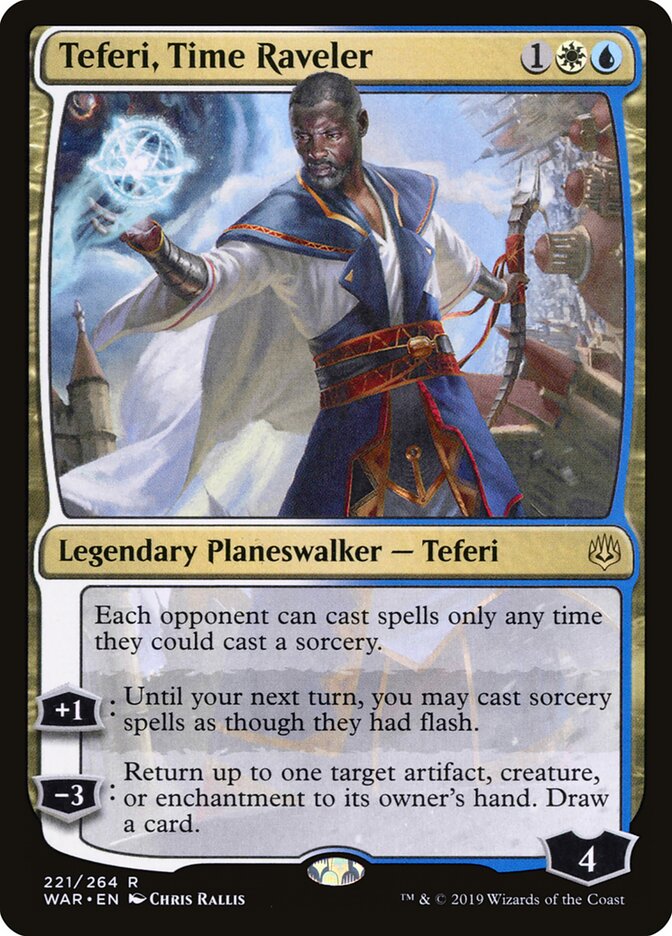 Teferi, Time Raveler (221) - War of the Spark (WAR)