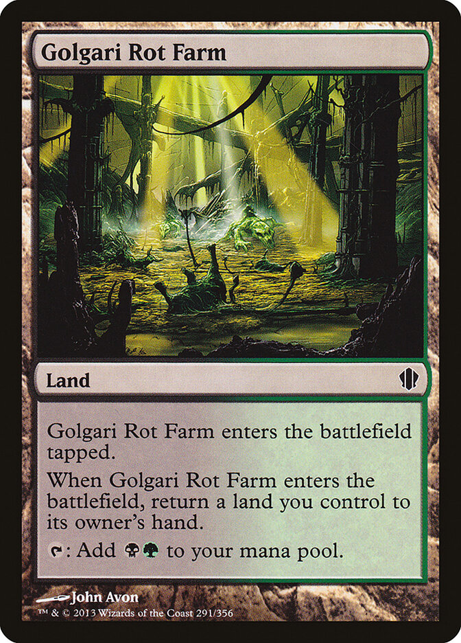 Golgari Rot Farm (291) - Commander 2013 (C13)