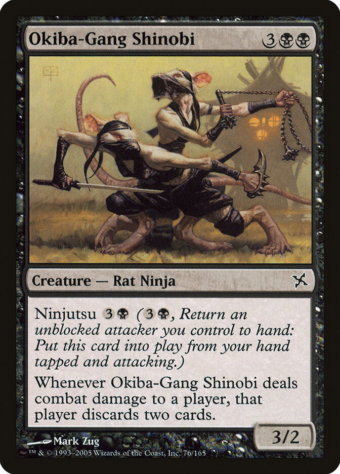 Okiba-Gang Shinobi (76) - Betrayers of Kamigawa (BOK)