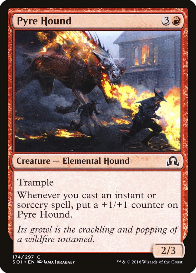 Pyre Hound (174) - Shadows over Innistrad (SOI)