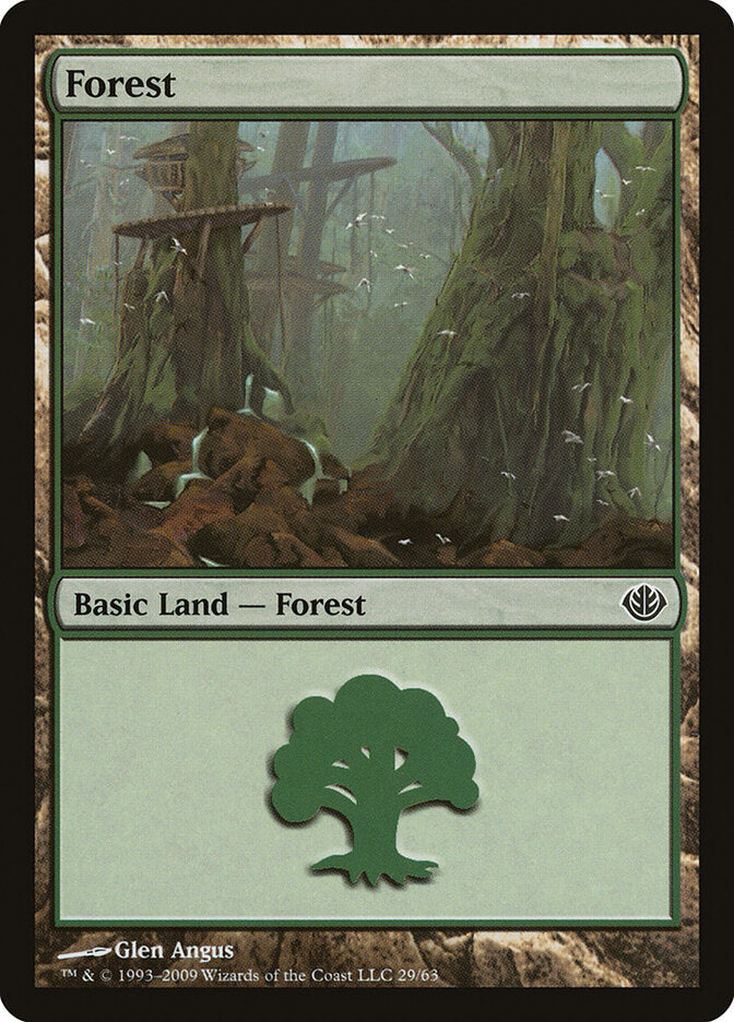 Forest (29) - Duel Decks: Garruk vs. Liliana (DDD)