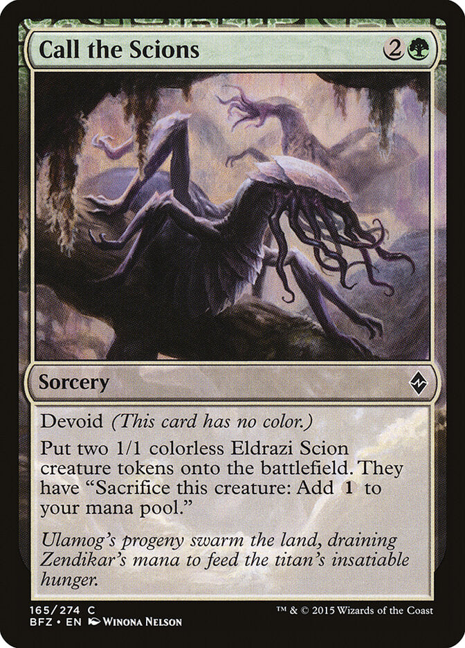 Call the Scions (165) - Battle for Zendikar (BFZ)