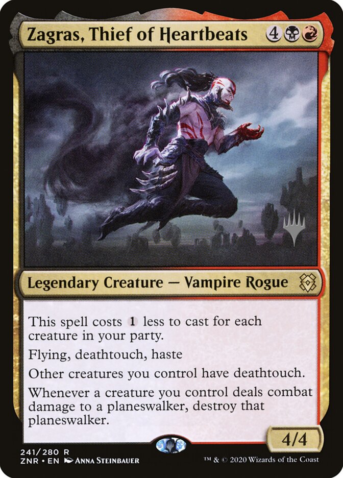 Zagras, Thief of Heartbeats (241p) - Zendikar Rising Promos (PZNR)