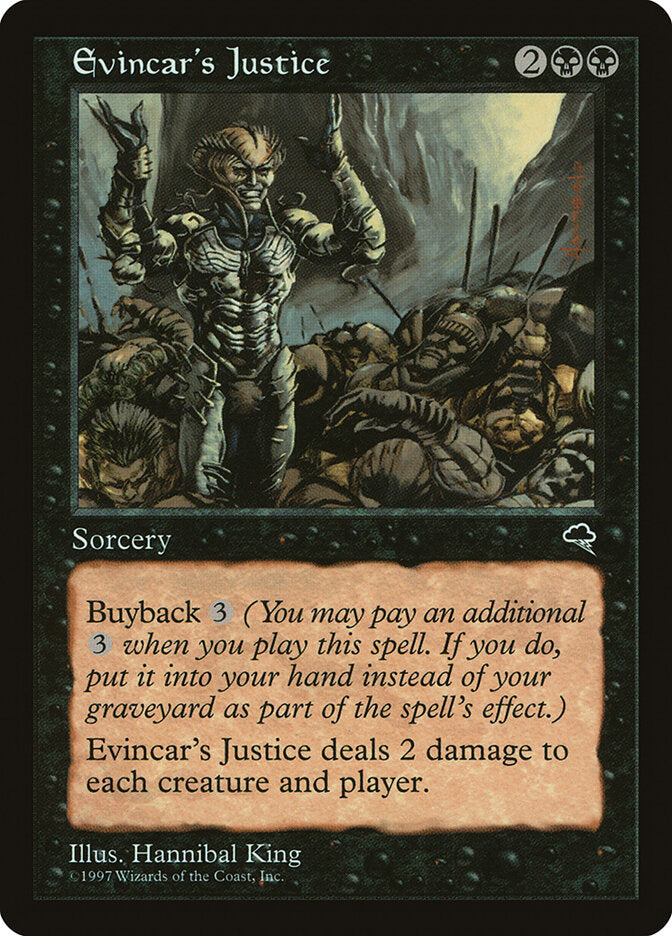 Evincar's Justice (134) - Tempest (TMP)