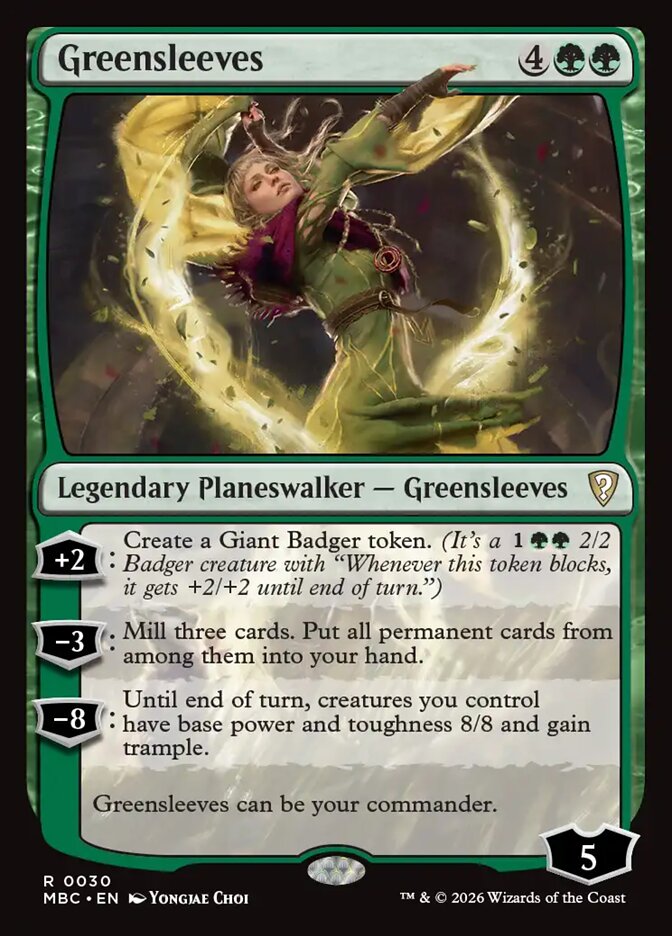 Greensleeves (30) - Mystery Booster Commander Edition (MBC)