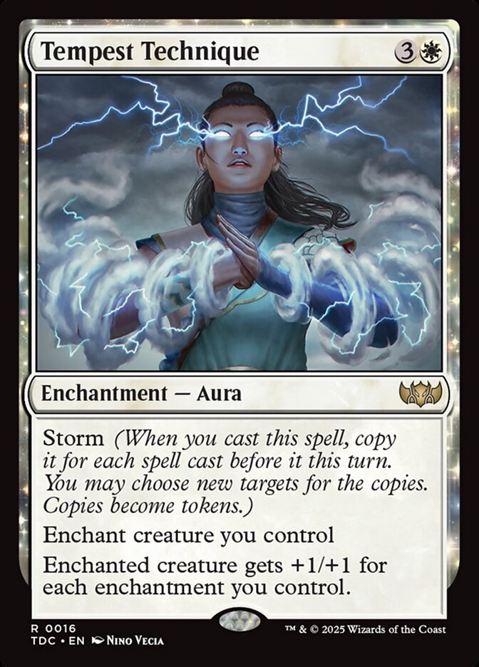 Tempest Technique (16) - Tarkir: Dragonstorm Commander (TDC)
