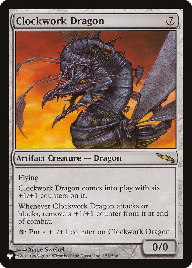 Clockwork Dragon (MRD-155) - The List (PLST)