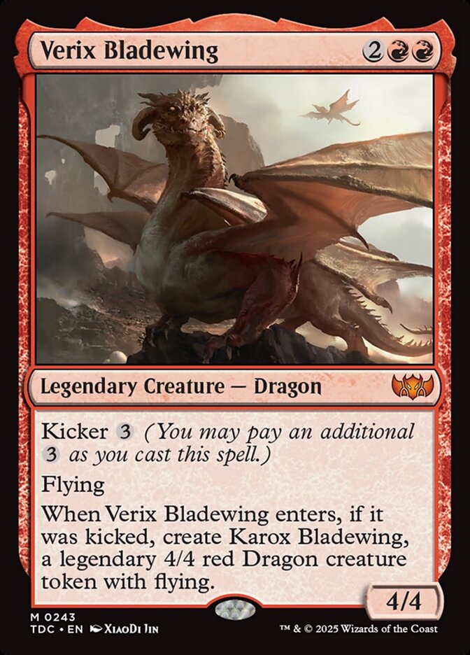Verix Bladewing - Tarkir: Dragonstorm Commander (TDC)