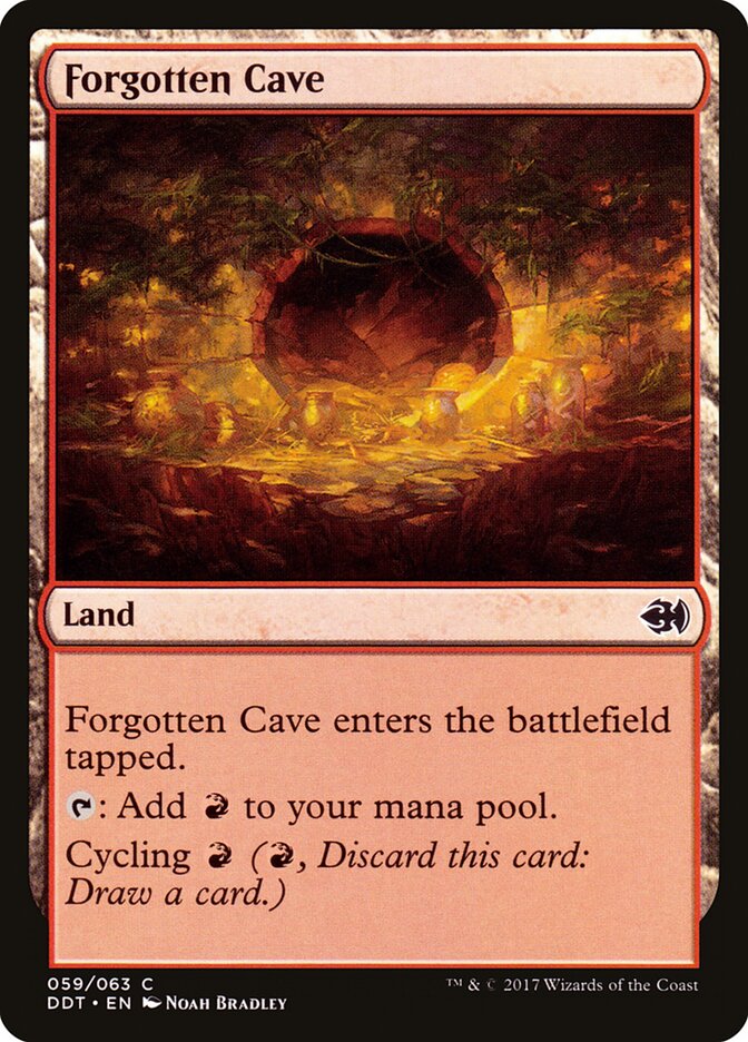 Forgotten Cave (59) - Duel Decks: Merfolk vs. Goblins (DDT)