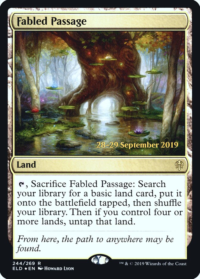 Fabled Passage (244s) - Throne of Eldraine Promos (PELD)